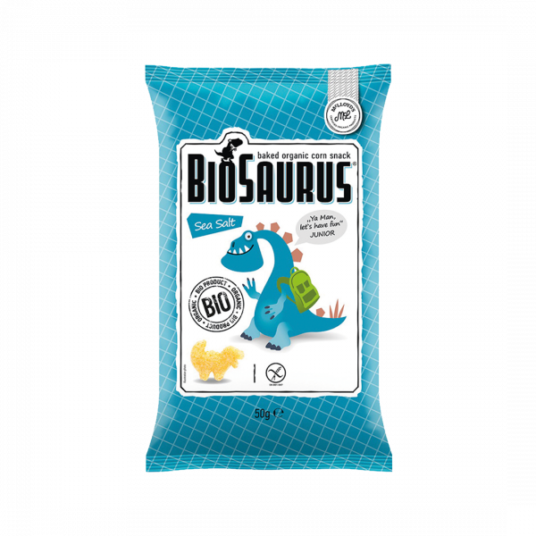 Biosaurus Junior s mořskou solí kukuřičné křupky 50g