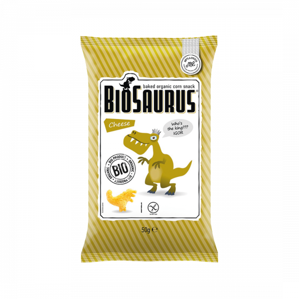 Biosaurus Igor se sýrem kukuřičné křupky 50g
