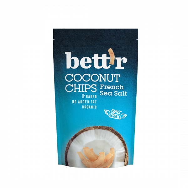 Bett\'r - Kokosové chipsy s mořskou solí 70 g