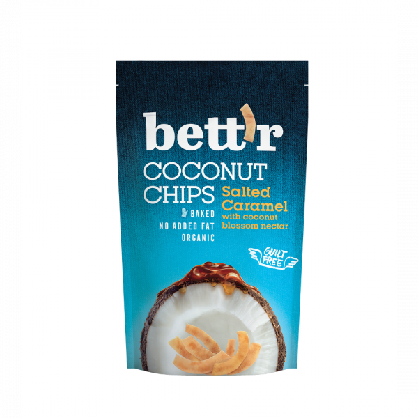 Bett\'r - Kokosové chipsy se slaným karamelem 70 g