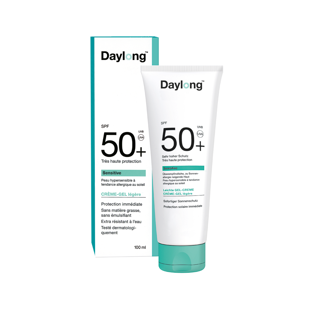 Daylong sensitive SPF 50+ gel-creme