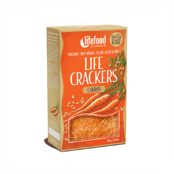 Lifefood - Life Crackers Mrkvánky 80 g