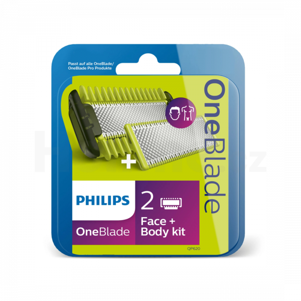 Philips OneBlade Face + Body kit QP620/50 náhradní břity