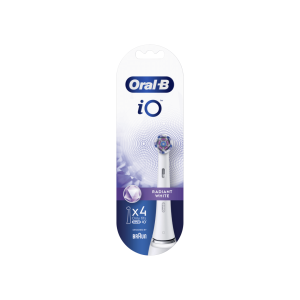 Levně Oral B iO Radiant White Náhradní hlavice 4 ks