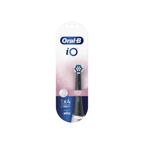 Oral B iO Gentle Care Black Náhradní hlavice 4 ks