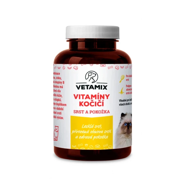 Levně Vetamix vitamíny - kočičí srst a pokožka 100 g