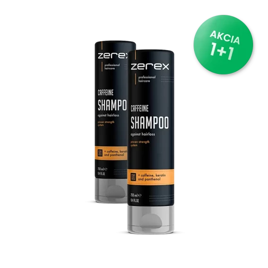 2x Kofeinový šampon Zerex