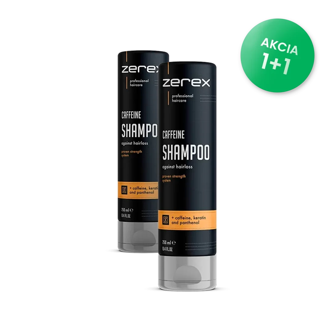 2x Kofeinový šampon Zerex