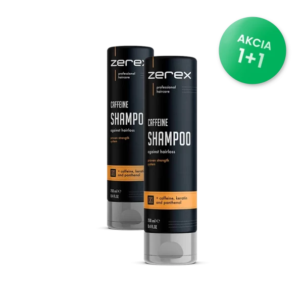 Levně 2x Kofeinový šampon Zerex 2x 250 ml