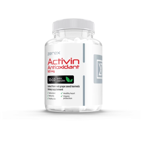 Levně Zerex ActiVin Antioxidant - Ochrana před oxidačním stresem 50 + 10 kapslí