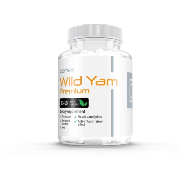 Levně Zerex Wild Yam Premium - pro zdravý menstruační cyklus 80 + 10 kapslí