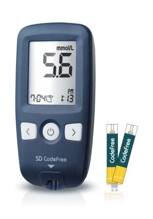 Komplet glukometr SD CodeFree Plus + 50ks proužků – fotka 2